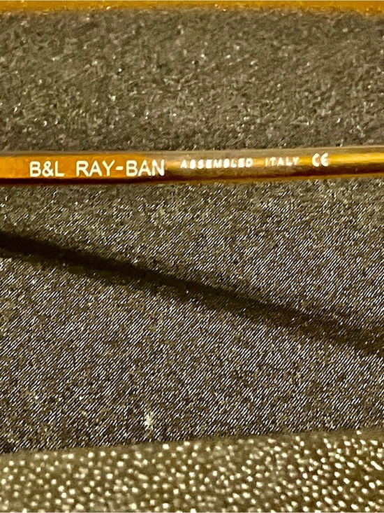 VINTAGE B&L RAY-BAN RB3037 W2814 BROWN/GOLD SIDE-CUPS DINERS SUNGLASSES main image 6
